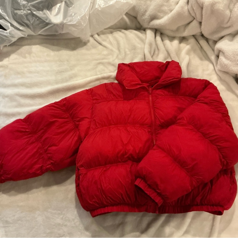 Wild Fable Red Puffer Jacket